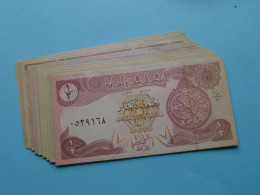 Lot Of 11 >> 1/2 Half DINAR ( 1993 ) Central Bank Of IRAQ ( Zie / Voir SCANS ) UNC ! - Iraq