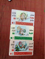 3 Phonecards Oman Used - Oman