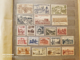 Czechoslovakia	Architecture (F96) - Used Stamps