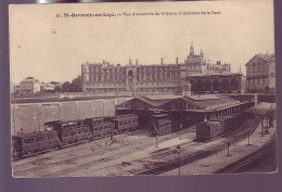 78 - SAINT GERMAIN-en-LAYE - LE CHATEAU ET INTERIEUR DE LA GARE - - St. Germain En Laye (castle)