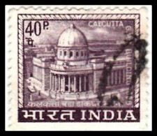 1967- 1969 - INDIA - CALCUTA - MEMORIAL REINA VICTORIA - YVERT 227A - Usados