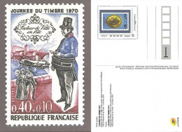 FRANCE ENTIER POSTAL Journée Du Timbre 1970-1975 INTERNATIONALE** - Kartenbriefe