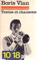 Textes Et Chansons (1969) De Boris Vian - Musique