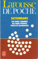 Larousse De Poche. Dictionnaire Des Noms Communs Et Des Noms Propres (1986) De Collectif - Dictionnaires