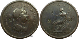 Royaume-Uni - George III - One Penny 1807 Contremarques 2 - TB/VF30 - Mon5856 - Autres & Non Classés