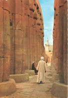 EGYPTE - Colonnes Gigantesques Au Temple De Louxor - Vue Générale - Animé - Carte Postale - Luxor