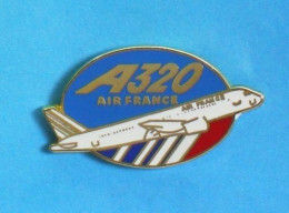 1 PIN'S  //  ** AIRBUS A320 / AIR FRANCE ** . (Métargent Paris) - Avions