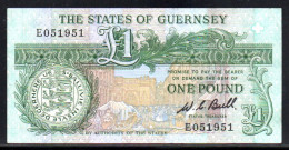 624-Guernesey 1£ 1980 E051 Sig. BULL - Guernesey