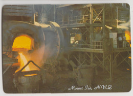 Australia QUEENSLAND QLD Molten Copper Pour MOUNT ISA Mine Murray Views W13 Postcard C1980s - Altri & Non Classificati