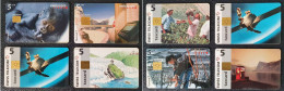 Switzerland 8 Chip Phonecards 5 CHF Used - Verzamelingen