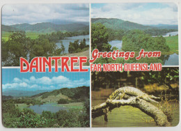 Australia QUEENSLAND QLD Crocodile River Views DAINTREE Murray Views W14 Multiview Postcard C1980s - Far North Queensland