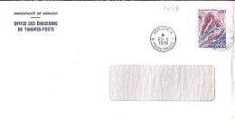 MONACO N° 1057 S/L. DE MONACO A/23.6.76  POUR FRANCE - Lettres & Documents