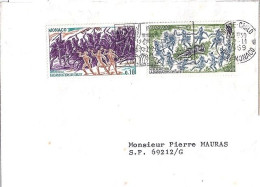 MONACO N° 779/782 S/L.DE MONTE CARLO/12.11.69  POUR FRANCE - Brieven En Documenten