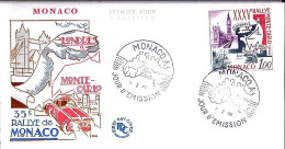 MONACO N° 689 S/L.DE MONACO A/1.2.66/   - Brieven En Documenten