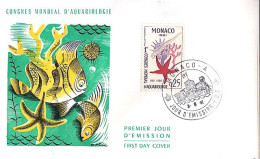 MONACO N° 551 S/L. DE MONACO A/3.6.61  - Brieven En Documenten