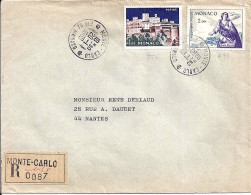 MONACO N° 550/PA73 S/L. DE MONTE CARLO/1969  POUR FRANCE - Covers & Documents