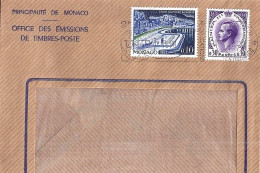 MONACO N° 539A/545 S/L. DE MONTE CARLO/8.5.70  POUR FRANCE - Brieven En Documenten