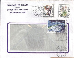 MONACO N° 537B/541A/539A S/L. DE MONTE CARLO/19.4.68  POUR FRANCE - Briefe U. Dokumente