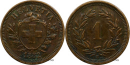 Suisse - Confédération Helvétique - 1 Centime 1882 B - TTB/XF45 - Mon5889 - 1 Rappen