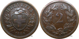 Suisse - Confédération Helvétique - 2 Centimes 1886 B - TTB/XF45 - Mon4121 - 2 Centimes / Rappen