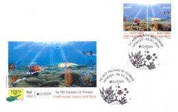 2024 -UNDERWATER FAUNA AND FLORA - STAMPS - SEE - TENANT - FDC - Briefe U. Dokumente