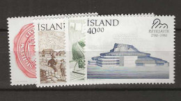 1986 MNH Iceland, Michel 654-87 Postfris** - Neufs