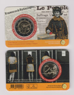 BELGICA / BELGIUM 2€ 2.023  SC/UNC  "SUFRAGIO UNIVERSAL FEMENINO"  COINCARD    T-DL-13.597 - België