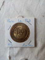 Médaille Touristique Monnaie De Paris 03 Parc Le Pal 2012 - 2012