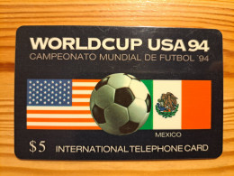 Prepaid Phonecard USA, Global Telecom Network - Football World Cup, Mexico - Autres & Non Classés