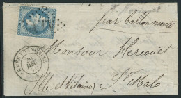 Lettre LE LAVOISIER, LMM N° 29B Oblitéré AFF, Càd Armée Française F - 20 D2C 70, Pour St Malo, Arrivée St Malo 24 Déc 70 - Sonstige & Ohne Zuordnung