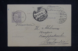 ANGRA - Entier Postal Pour La Finlande En 1909  - L 152421 - Angra