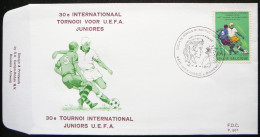 (dcbv-1719) België   FDC  - Belgique  -  Belgium   Mi 1903     OBP 1851  UEFA Juniors - 1971-1980