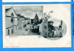 VIX038, Grandvaux, Müller & Trüb, Précurseur, Non Circulée - Grandvaux