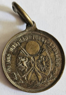 Üb Aug Und Hand Fürs Vaterland GRAZ 1889  III. OSTERN BUNDESSCHIESSEN Austria Shooting Medal    PLIM - Tiro Con L'Arco