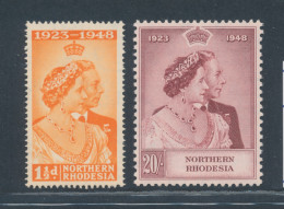 1948 Northern Rhodesia, Stanley Gibbons N. 48/49 - MNH** - Sonstige & Ohne Zuordnung