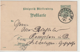 Königreich Württemberg, Stuttgart - Postal  Stationery