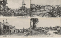 HAM - SOMME . 4 CARTES DE 1914-1918 - Ham