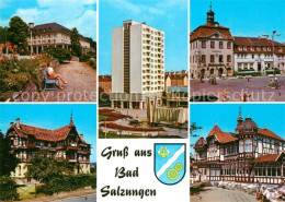 73305989 Bad Salzungen Kurhaus Hochhaus Leninplatz Markt Kindersanatorium Charlo - Bad Salzungen