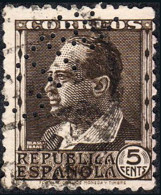 Madrid - Perforado - Edi O 681 - "CTNE" (Telefónica) - Oblitérés