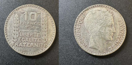 10 Francs Turin 1934 - Argent - Réf, M 14 - 10 Francs