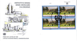 NATIONS UNIES GENEVE FDC 2002 SERIE ORDINAIRE - Covers & Documents