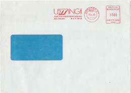 Deutsche Bundespost Brief Mit Freistempel VGO PLZ Oben Dresden 1993 Utting GmbH  B82 0294 - Maschinenstempel (EMA)