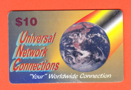 USA- Used Pre Paid Phone Card. Universal Network Connection. Exp. 15.10.2000. - Other & Unclassified