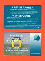 Worldwide Support For Seafarers- One Service Phone Card, Used. - Autres & Non Classés