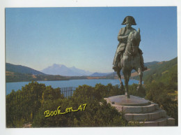 {91994} 38 Isère Laffrey , Le Monument De Napoléon , Le Lac , Et Au Fond , L' Obiou - Laffrey