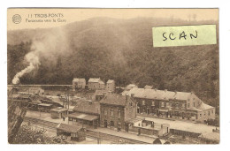 Trois-Ponts (Belgique) : Panorama Vers La Gare - Trois-Ponts