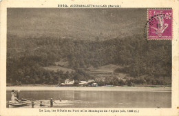 73 - AIGUEBELETTE  LE LAC - LE LAC LES HOTELS AU PORT ET LA MONTAGNE DE L'EPINE - Aiguebelle