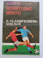 Bo Gioco  Gioca Al Novantesimo Minuto Il Classifichiere Seria A Maradona Pieghe - Libri