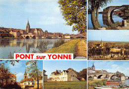 89 PONT SUR YONNE Multivue Carte Vierge Non Circulé éd Valoire (Scans R/V) N° 49bis \MO7049 - Pont Sur Yonne