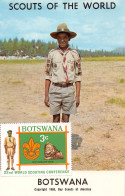 BOTSWANA Scouts Of The World Jeune Scout Botswanais Dos Vierge Non Voyagé éditions NSD (2 Scans) N°12 \MP7111 - Botsuana